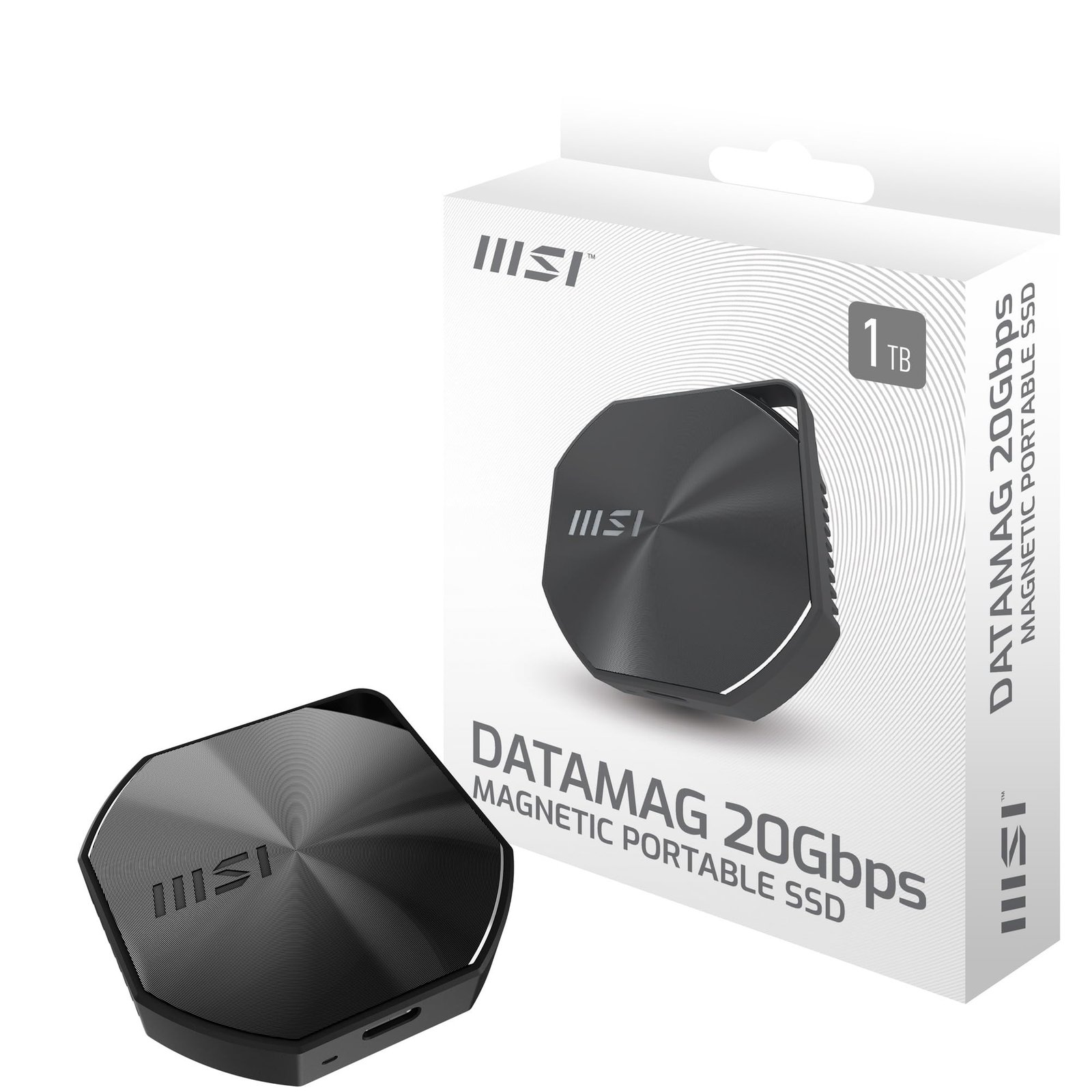 MSI DATAMAG 20Gbps MAGNETIC PORTABLE SSD