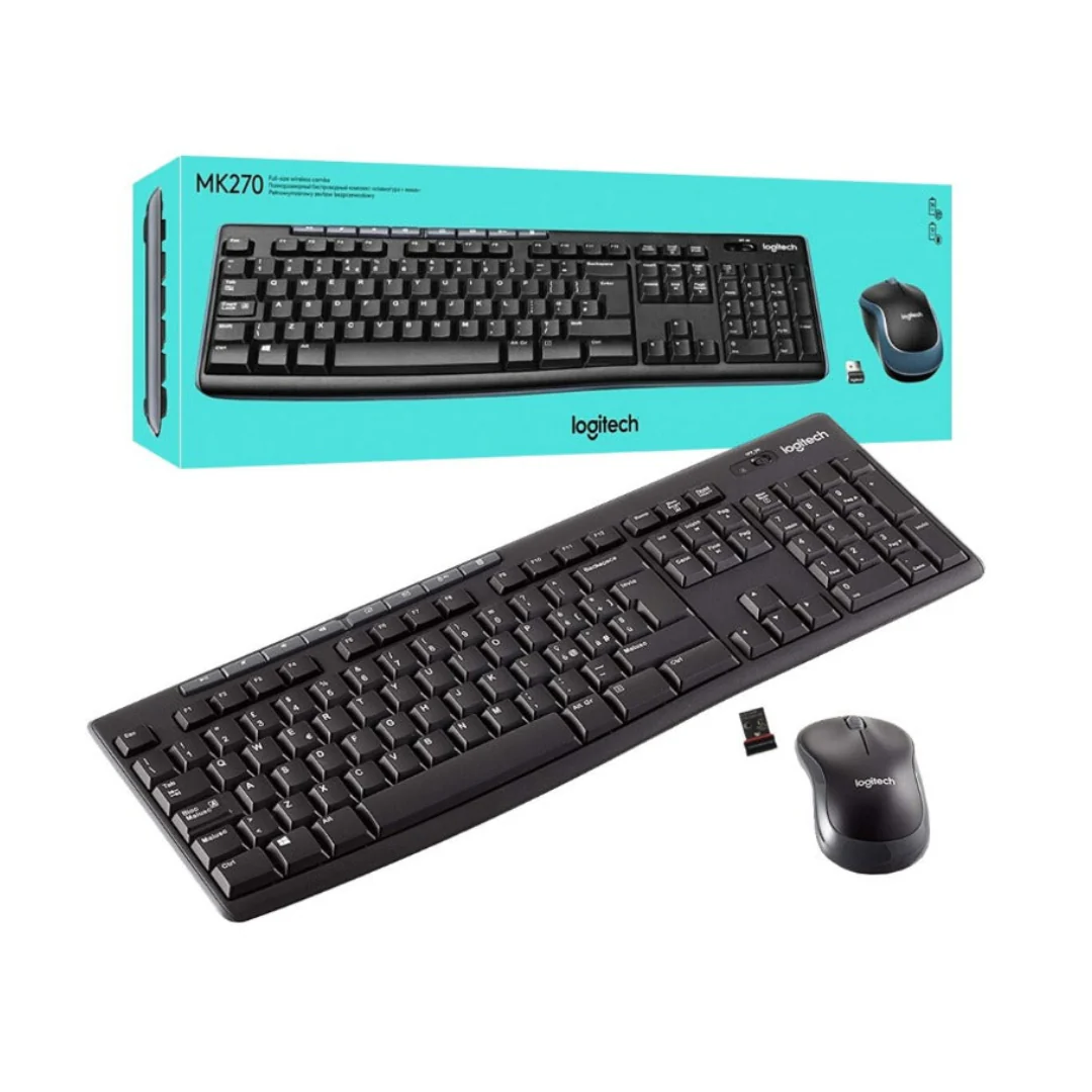 Logitech MK270 Wireless Keyboard and Mouse Combo