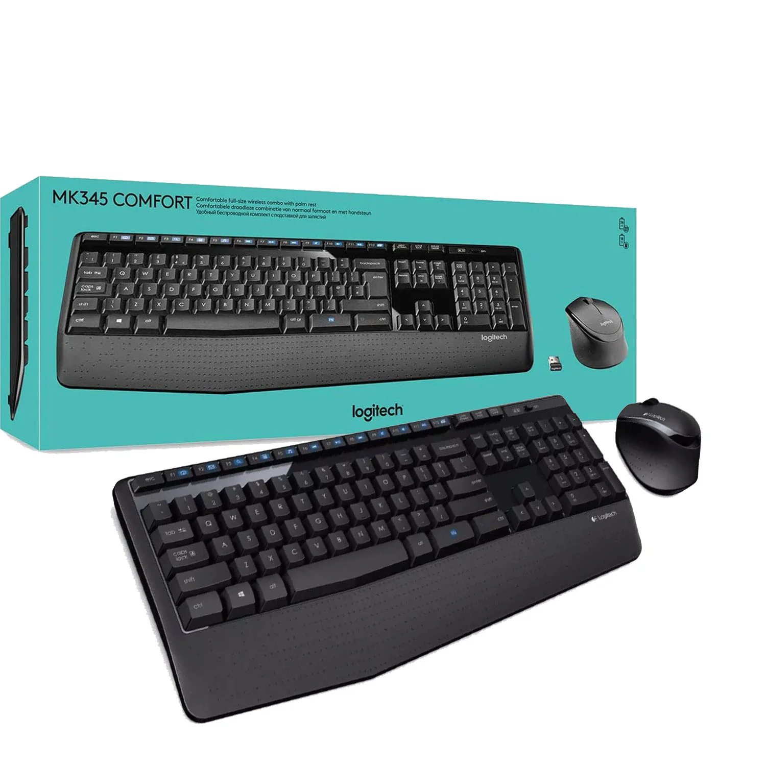 MK345 Comfort Wireless Keyboard and Mouse Combo