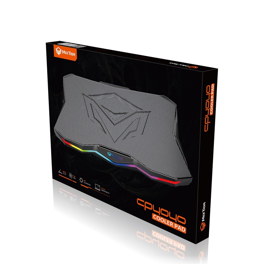 Meetion CP4040 RGB Gaming Cooling Pad 17.3″