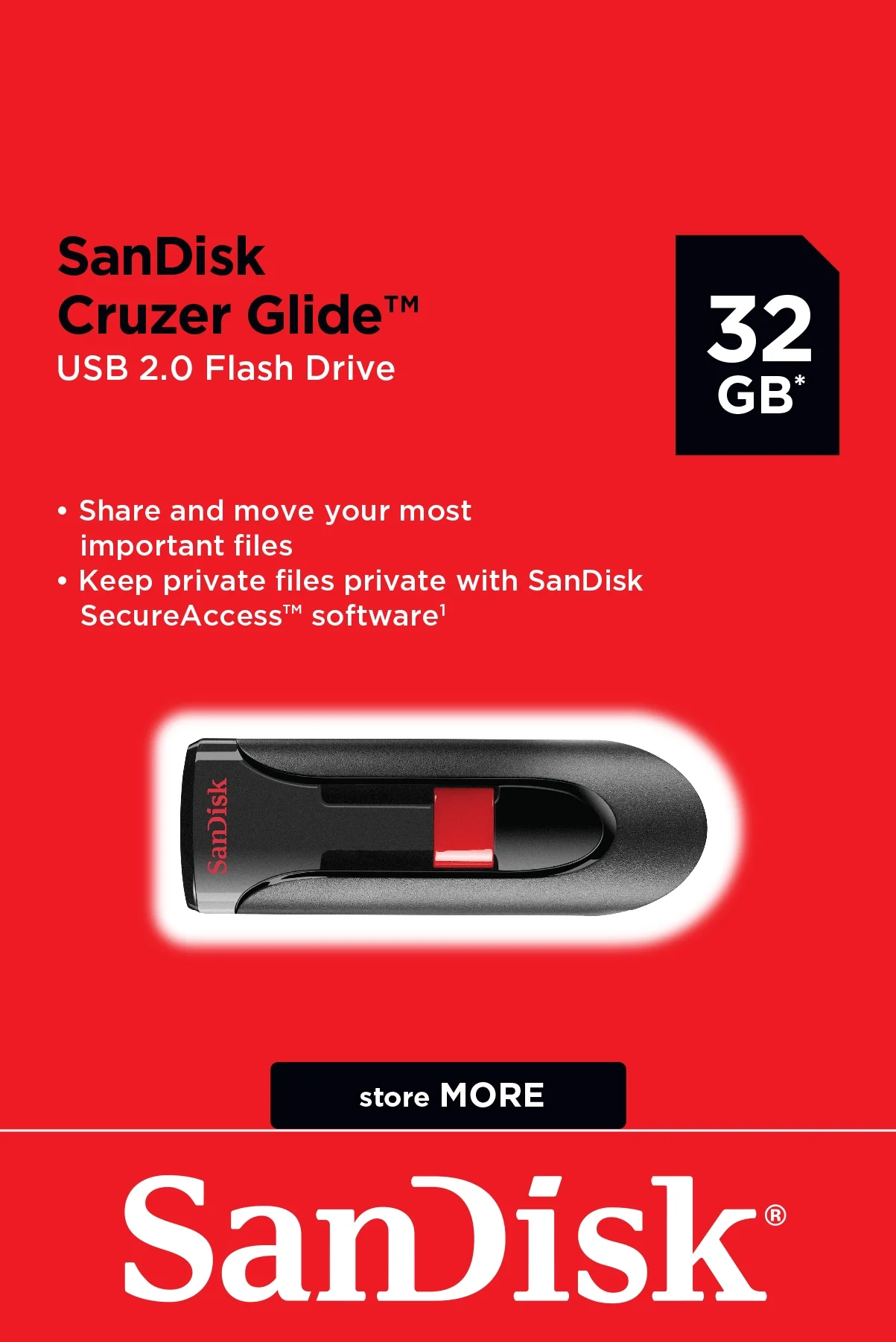 SanDisk Cruzer Glide USB 3.0 Pen Drive 32GB