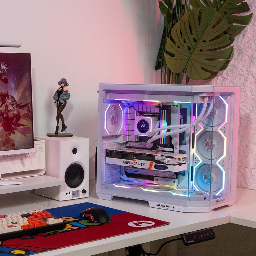 JUNGLE LEOPARD AS-01 CASE WITH 4 FAN ARGB ITX/ATX/M-ATX/E-ATX