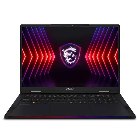 MSI Raider A18HX 18” 240Hz QHD+ Gaming Laptop: AMD Ryzen R9-7945HX3D, NVIDIA Geforce RTX 4080, 32GB DDR5, 1TB NVMe SSD, Wi-Fi 7, Cooler Boost 5, Win 11 Home: Core Black