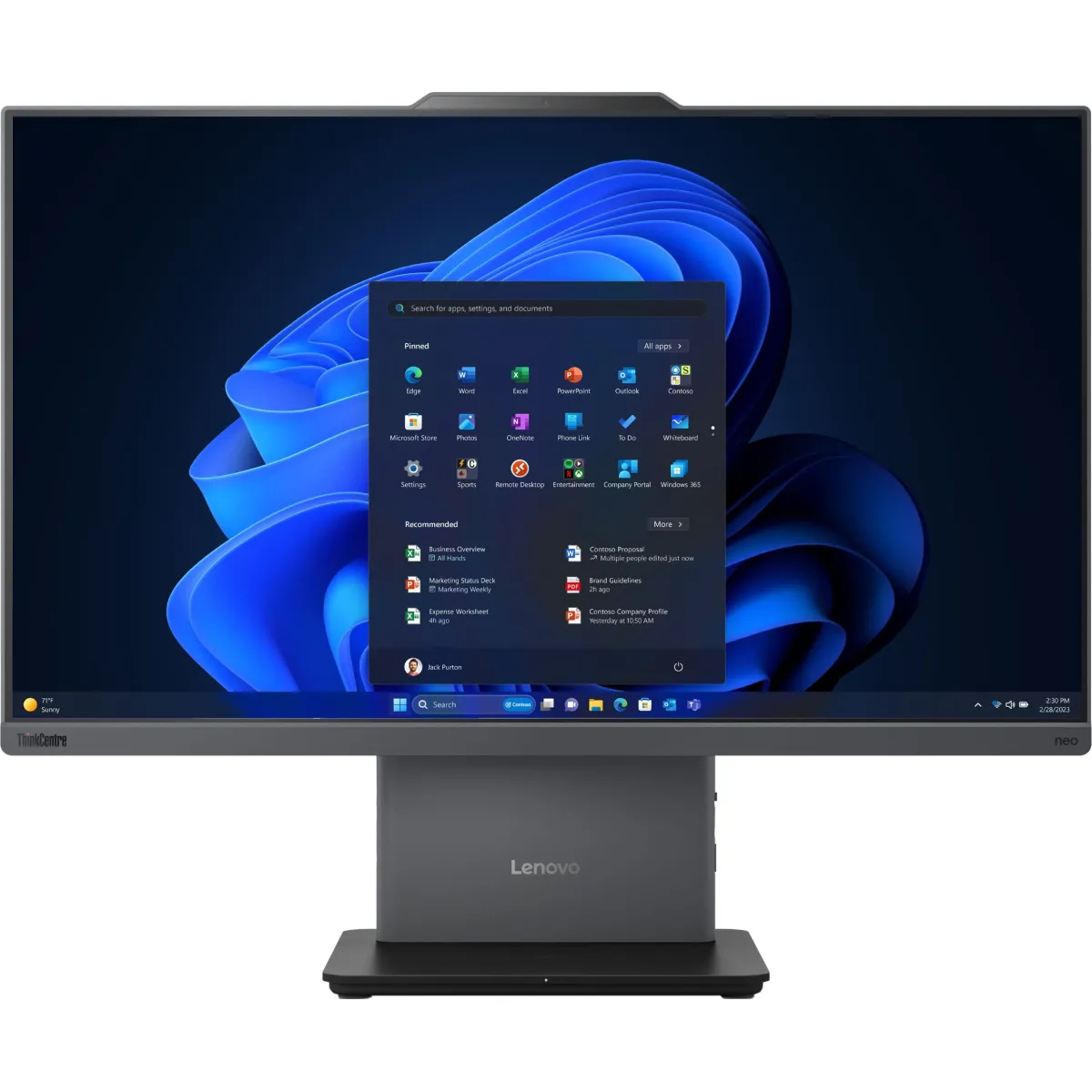 AIO Lenovo IdeaCentre 24IRH9 / Ci5-13420H / 8GB-DDR5 / 512GB-SSD / Shared / 23.8-inch FHD IPS 100Hz / DOS / Luna Grey / Wireless-KB&M / AR